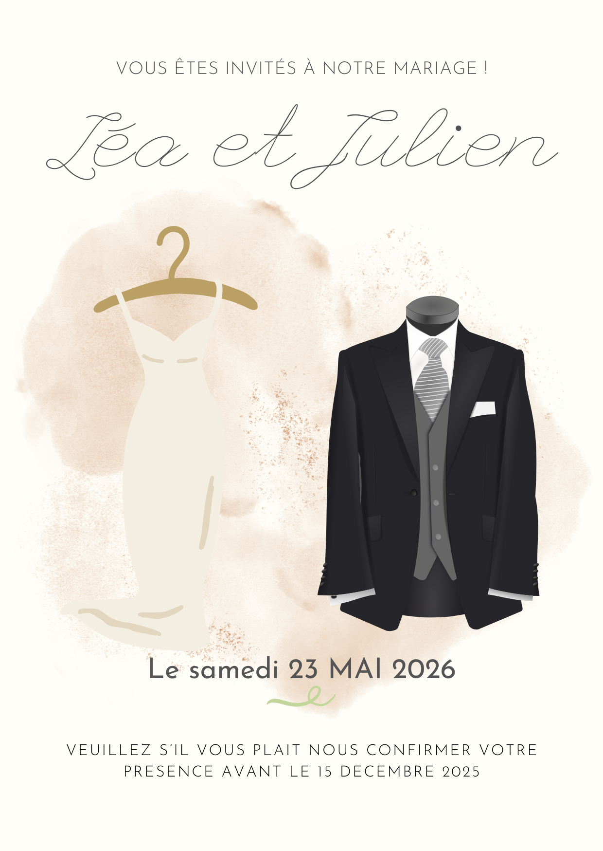 Faire parts Mariage - Chic